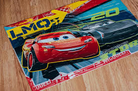 Made from thick and strong recycled board, the puzzle is cut to 60 sturdy pieces. Review Ravensburger Disney Cars 3 Giant Floor Puzzle Lauren Ashley Gordon