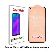 Features 6.5″ display, mediatek helio g85 chipset, 6000 mah battery, 64 gb storage, 4 gb ram. Realme Narzo 30 Pro Matte Screen Protector For Gamers