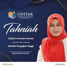Noraini binti ahmad is a malaysian politician from the united malays national organisation, a component party of barisan nasional coalition. Unitar Unitar Extends Our Warmest Congratulations And Best Wishes To Yb Datuk Dr Noraini Ahmad On Her Appointment As Higher Education Minister We Are Committed To Supporting The Higher Education Ministry S
