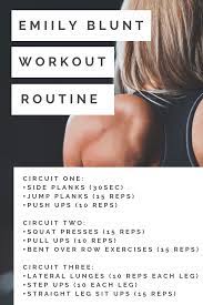 Blunt was born on february 23, 1983, in roehampton, south west london, england, the second of four children in the family of joanna mackie, a. Emily Blunt Workout Routine Workout Routine Emily Blunt Workout