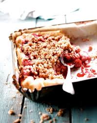 Tarte Rhubarbe Framboises Facon Crumble Recette Tarte Rhubarbe Recette Dessert Rhubarbe