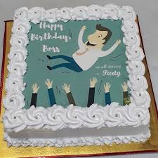 Birthday Cakes New Orleans Delivery Photo Cakes Online Free Delivery 100 Eggless Yummycake Boss Birthday Photo Cake Cake Online