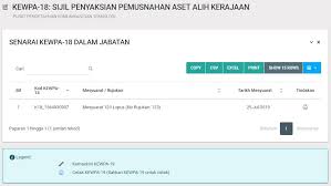 Modul senarai kew.pa untuk sistem pengurusan aset yang mengikut pekeliling perbendaharaan bilangan 5 tahun 2007 (tatacara pengurusan alih kerjaan) untuk. Kew Pa 18 Sijil Penyaksian Pemunashan Aset Alih Kerajaan