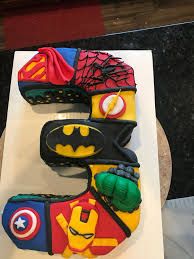 Spiderman Birthday Cake For 3 Year Old Boy Little Boy S 3 Year Old Super Hero Birthday Cake Superman Spider Man Flash Batman The Hulk Iron Man Captain America Cake Hulk Cakes Superhero Birthday