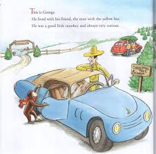 Rey.george (who is referred to as a monkey in the books) was brought from his home in africa by the man with the yellow hat. they are best friends and they live together in the city and the country. Merry Christmas Curious George 8x8