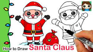 Here is a super cute, super easy to draw, cartoon santa claus for you to learn how to draw for christmas time. How To Draw Santa Claus Christmas Series 1 Youtube