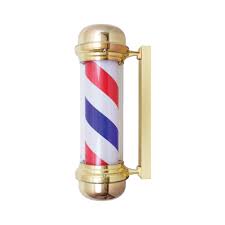 Black And Gold Barber Logo Gold Barber Pole Barber Pole Barber Shop Pole Barber