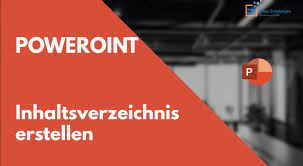 Auch ein nachträgliches aktualisieren bei änderungen. Powerpoint Inhaltsverzeichnis Aus Folienuberschriften Mit Seitenzahlen