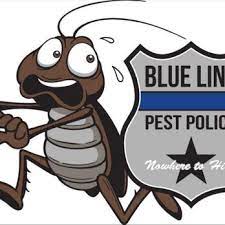 ： 3x5 ft ， color: Blue Line Pest Police Pest Control Midlothian Tx Phone Number