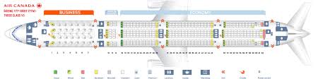 Seat Map Boeing 777 300 Air Canada Best Seats In Plane