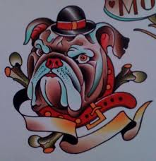 Uk flag and usa flag tattoo on man upper back. 15 British Bulldog Tattoo Ideas Bulldog Tattoo Bulldog British Bulldog