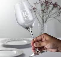 Personalized Riedel Wine Glasses, Riesling/White Wine - Set of 4