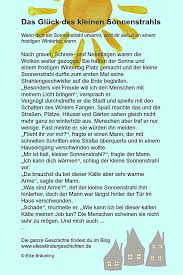 Das Gluck Des Kleinen Sonnenstrahls Elkes Kindergeschichten Geschichten Fur Kinder Fantasiereisen Fur Kinder Kindergeschichten