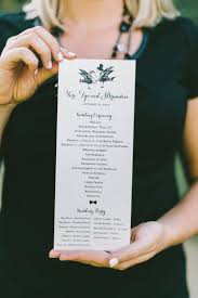 8 Wedding Ceremony Program Ideas Every Last Detail Wedding Ceremony Outline Ceremony Programs Wedding Ceremony Programs