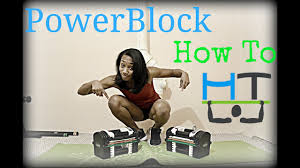 how to use your powerblock weights