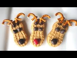 Let cool 10 minutes before removing from pan. Nutter Butter Reindeer Cookies Youtube