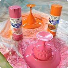 Diy Colorful Dessert Stands Centsational Style Diy Cake Stand Diy Cake Dessert Stand