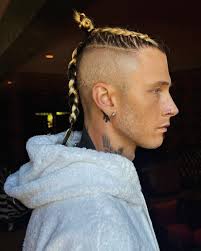 hotel diablo tat marked safe #mohawkbraids #machinegunkelly #mgk  #dimitrishair