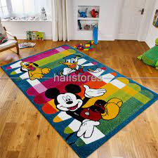 Donald Duck Cocuk Halisi Kids 798 Cocuk Odasi Halilari Bordado Aguja Magica Alfombras Ve Bebe