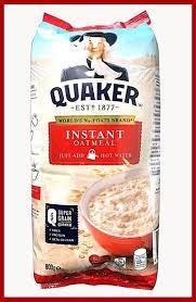 See table amount per serving cereal alone with 1/2 cup of vit. Quaker Oats Instant Oatmeal 800g Lazada Ph