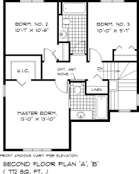 House Plans Winnipeg S Widest Selection 1500 Sqft 2 Storey The Valencia Three Bedroom House Plan Bedroom House Plans New House Plans