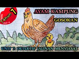 Lukisan dirinya sekarang disimpan di the sugar baron room, hotel yang berada di tugu malang. Psv Tahun 1 Unit 7 Detektif Jalinan Menyiasat Ayam Kampung Gosokan With Template Rubbing Art Chicken Litetube