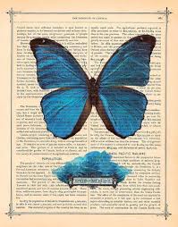 Your kid probably loves to catch and chase butterflies in the gardens! Blue Butterfly Print Arts Crafts And Design Finds