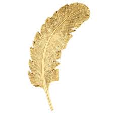 Large Gold Feather Resin Wall Decor Hobby Lobby 80764430 Feather Wall Decor Gold Feather Decor Feather Wall