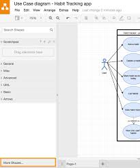 You can quickly add shapes and. Uml Use Case Diagrams With Draw Io Draw Io