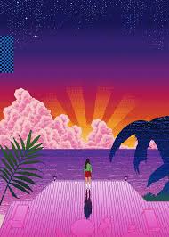 Video Garden Vaporwave Wallpaper Aesthetic Backgrounds Glitch Art