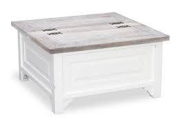 Whitewash Cottonwood Square Coffee Table With Storage Has A Lift Up Lid For Inside Storage Antique Whit Whitewash Coffee Table Coffee Table Trunk Coffee Table