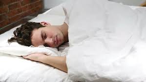 Browse 41,908 person sleeping in bed stock photos and images available, or search for person sleeping in bed night or person sleeping in bed peacefully to find more great stock photos and pictures. Young Man Sleeping On Side In Bed At Night By Stockland Videohive