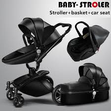 3 1 1 Baby Aulon Recounts Baby Stroller Leather Two Way Shock Absorbers Baby Car Cart Trolley Baby Strollers Baby Carriage Luxury Baby