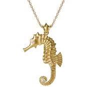 Seahorse with Diamonds in 18 Karat Gold