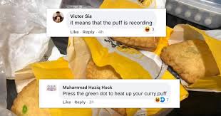 Old Chang Kee politely answers customer who asked if curry puff with green  dot might be spoilt