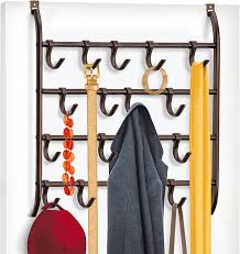 Check spelling or type a new query. Amazon Com Lynk Over Door Or Wall Mount 16 Hook Rack Shirt Belt Hat Coat Towel Organizer Bronze Home Kitchen