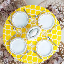 Description …the illusion weave elastic table cover. Home One Fitted Round Vinyl Tablecloth With Elastic Edge And Flannel Backing Waterproof Plastic Table Cover For Buy Online In Bahamas At Bahamas Desertcart Com Productid 183997123