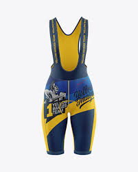 Download Women S Cycling Bib Mockup In Apparel Mockups On Yellow Images Object Mockups