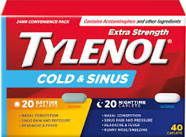 Extra Strength Tylenol Cold Sinus Tylenol