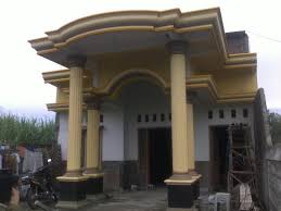 Cara baru membuat pilar rumah minimalis 2017. Warna Tiang Teras Rumah Sekali