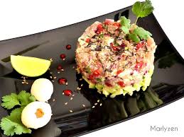 Tartare De Thon Aux Litchis Tartare De Thon Recettes De Cuisine Tartare