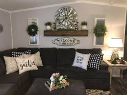 Love The Windmill Clock Look Farmhouse Decor Living Room Farm House Living Room Rustic Living Room