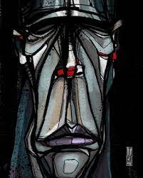 Abstract Portrait 2 By Wes Henry