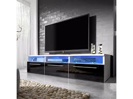 77 conception meuble tv ecran plat. Meuble Tv Meuble Salon Lavello 140 Cm Blanc Mat Noir Brillant Avec Led Bleue Style Moderne Style Classique Vente De Meuble Tv Conforama