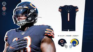 2021 Chicago Bears Jersey Schedule