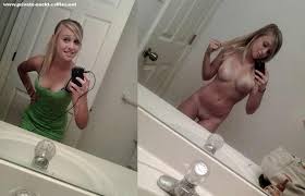 angezogen und nackt vor dem spiegel | Private Nackt-Selfies
