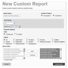 Maybe you would like to learn more about one of these? Credit Card Transaction Report