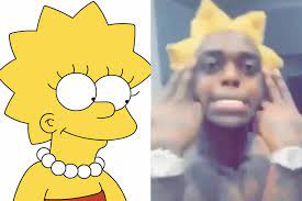 In the first clip, kodak is sitting with his eyes closed and grill opened as cheveux works her. Lisa Simpson Trends After Kodak Black Dyes Hair Yellow Xxl