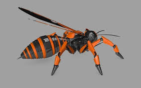 Robot Wasp 3d Model Rigged Obj 3ds Fbx C4d In 2020 3d Model Wasp Robot