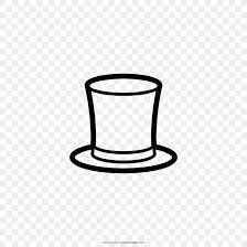 It might be based from cartoon characters like those of disney characters, animals, vehicles, or others. Drawing Coloring Book Top Hat Black And White Png 1000x1000px Drawing Black And White Color Coloring